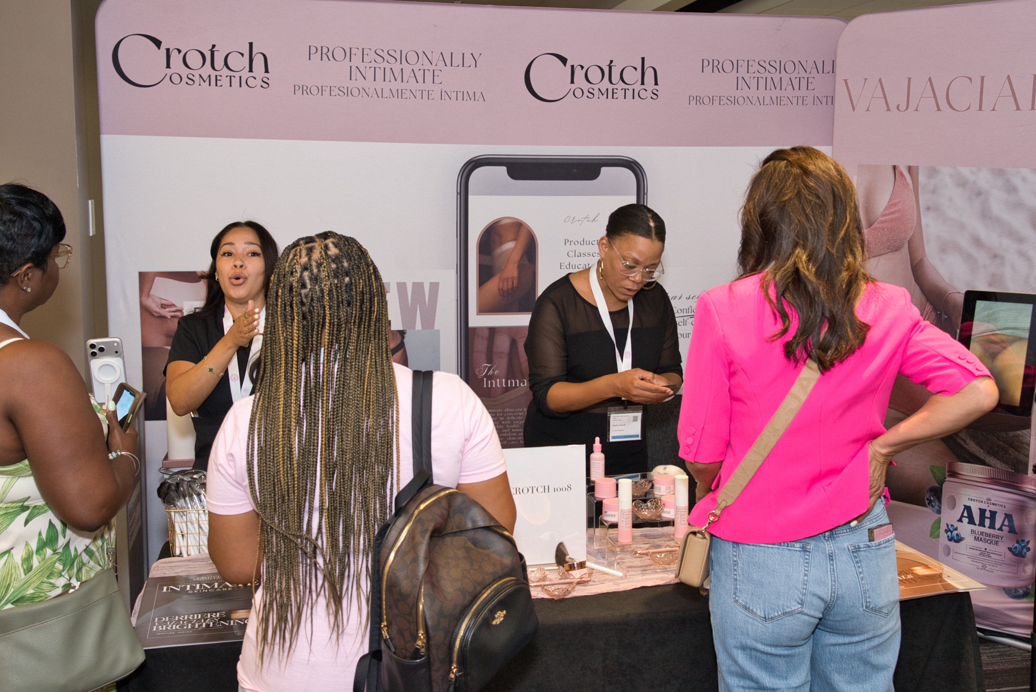 Crotch Cosmetics vendor booth at Sugar Con 2026