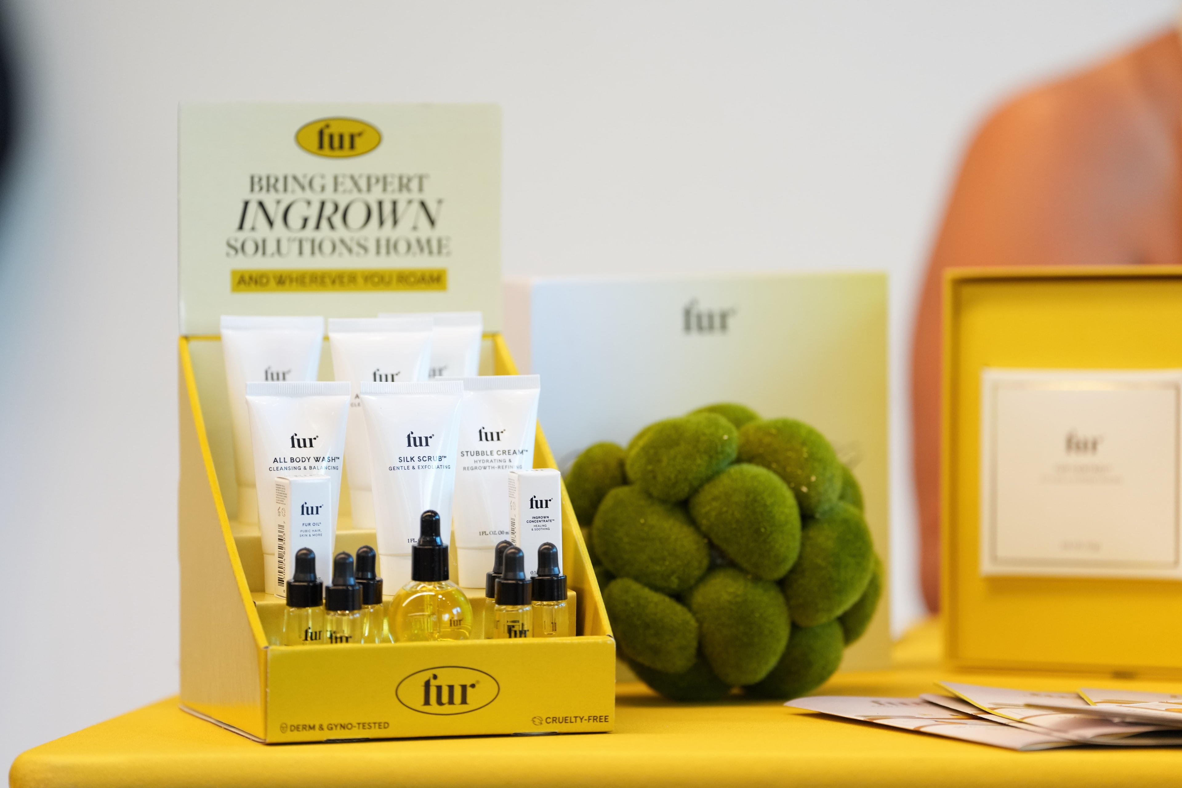 Fur ingrown solutions display at Sugar Con 2026