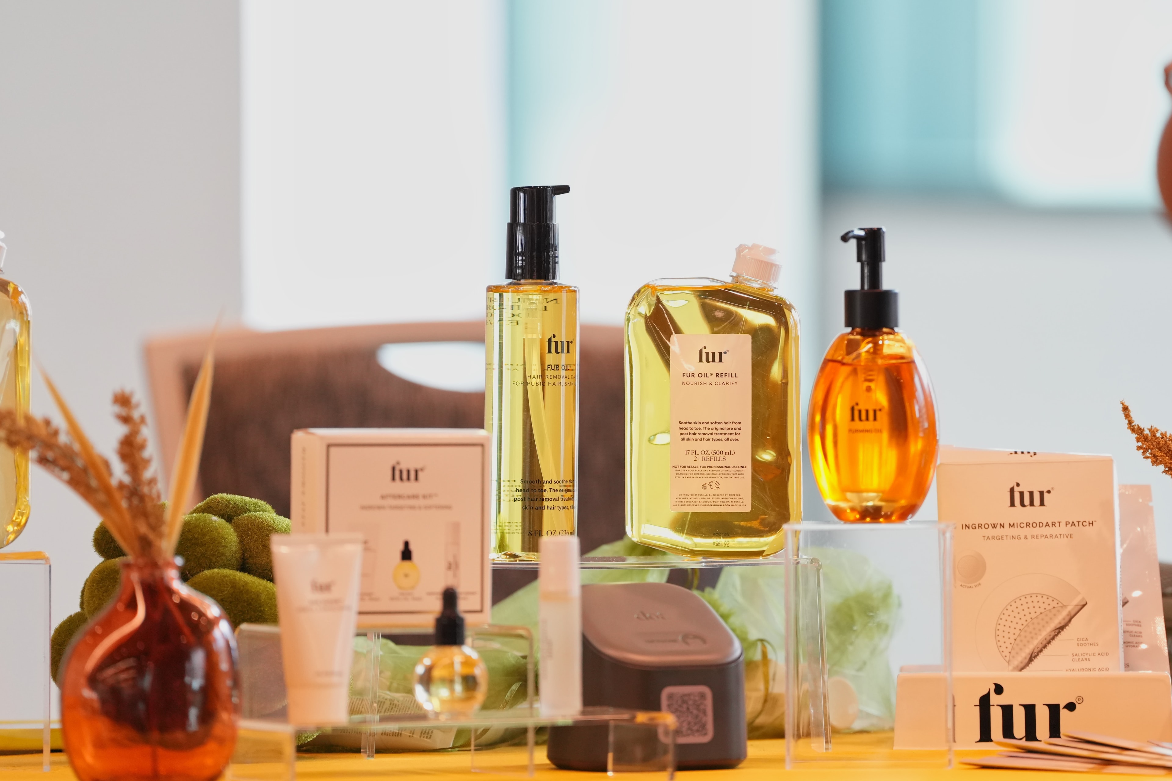 Fur product line display at Sugar Con 2026