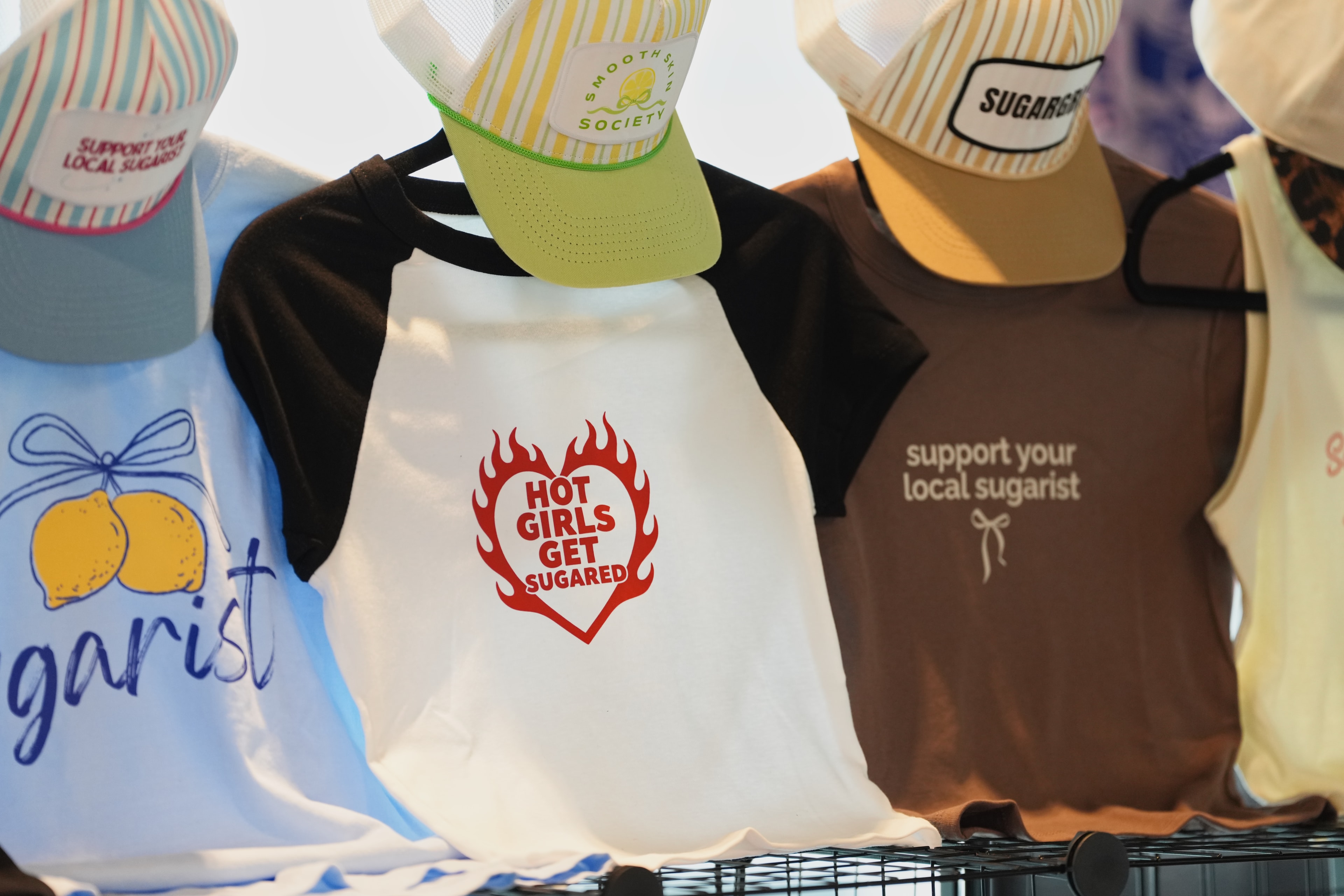 ShopSugarMe apparel display at Sugar Con 2026
